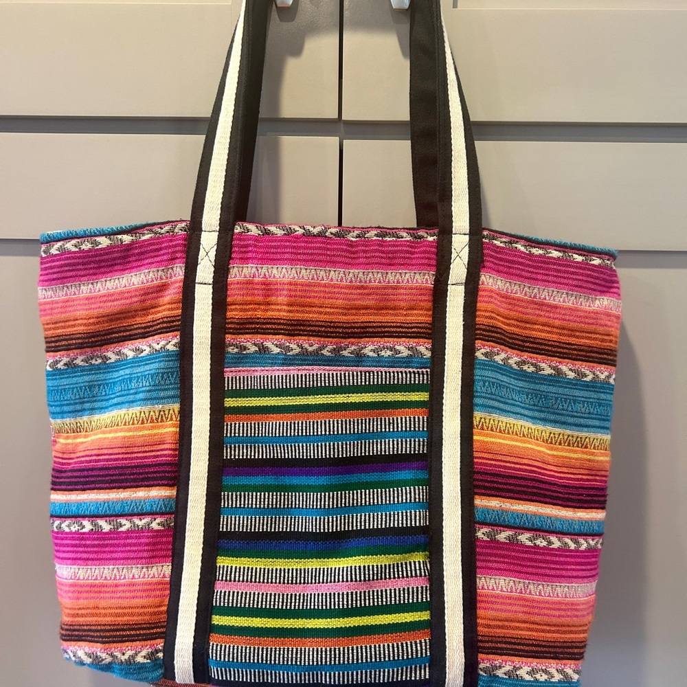 Pink and Orange Vibrant Tote Bag